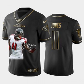 Maillot Atlanta Falcons Julio Jones 11 Special Signature Golden Edition Vapor Limited - Homme